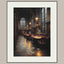 Library Wall Art, Historic Reading Room Print, Moody Book Lover Decor, Historic Study Painting