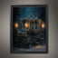 Gothic Fairytale Carriage Wall Art, Enchanted Ornate Coach Print, Dark Academia Fantasy Decor