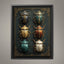 Beetle Specimen Board Wall Art Print, Victorian Insect Decor, Curiosity Cabinet Artwork, Entomology Painting