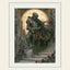 Moon Knight Wall Art, Gothic Medieval Knight Print, Dark Academia Castle Moody Decor