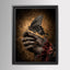Black Butterfly Devil Hand Wall Art Print, Dark Fantasy Occult Decor, Victorian Witchy Artwork