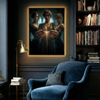 The Three Fates Wall Art Print, Thread of Life Artwork, Greek Mythology Decor
