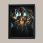 The Three Fates Wall Art Print, Thread of Life Artwork, Greek Mythology Decor