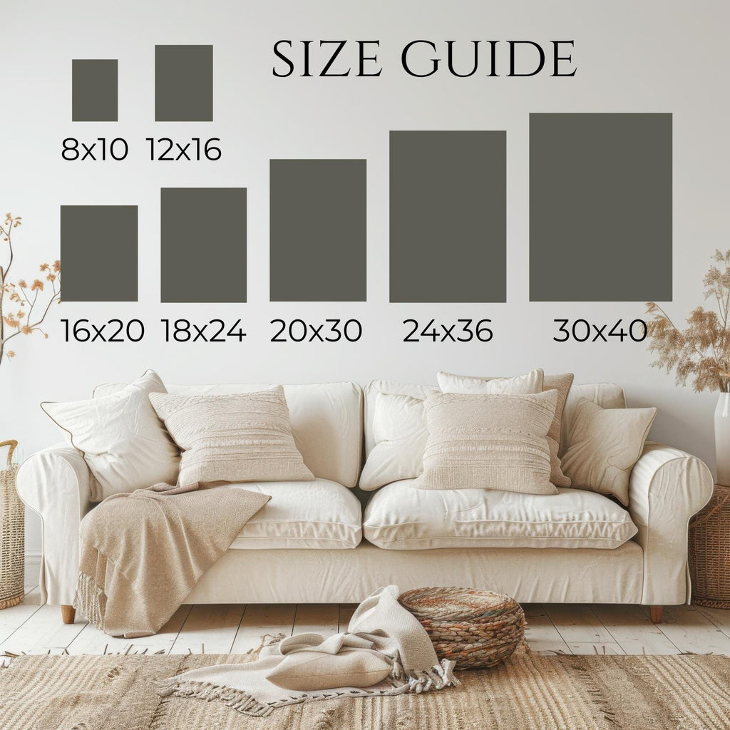 London City Skyline Wall Art Print, Golden Moon Silhouette Painting, European Night Skies Artwork