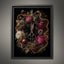 Thread of Life Wall Art Print, Floral Scissors Artwork, Greek Mythology Decor