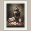 Antique Urn Wall Art Print, Love Letters Painting, Romantic Funeral Memorial Decor Artwork