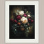 Dark Floral Wall Art Print, Moody Roses Camellias, Gothic Botanical Decor Artwork