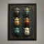 Beetle Specimen Board Wall Art Print, Victorian Insect Decor, Curiosity Cabinet Artwork, Entomology Painting