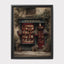 Vintage Apothecary Potion Storefront Art Print, Cobblestone Street Scene Painting