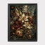 Dark Floral Lily Print Botanical Wall Art Flower Still Life Painting