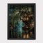 Enchanted Treehouse Art Print: Mystical Willow River, Fantasy Decor
