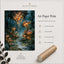 Mushroom Forest Wall Art, Glowing Toadstool Print, Magical Woodland Painting, Dark Fantasy Artwork