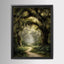 Enchanted Oak Forest Wall Art, Gothic Woodland Path Print, Dark Academia Tree Decor