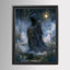 Grim Reaper Wall Art, Gothic Fantasy Print, Dark Academia Macabre Decor